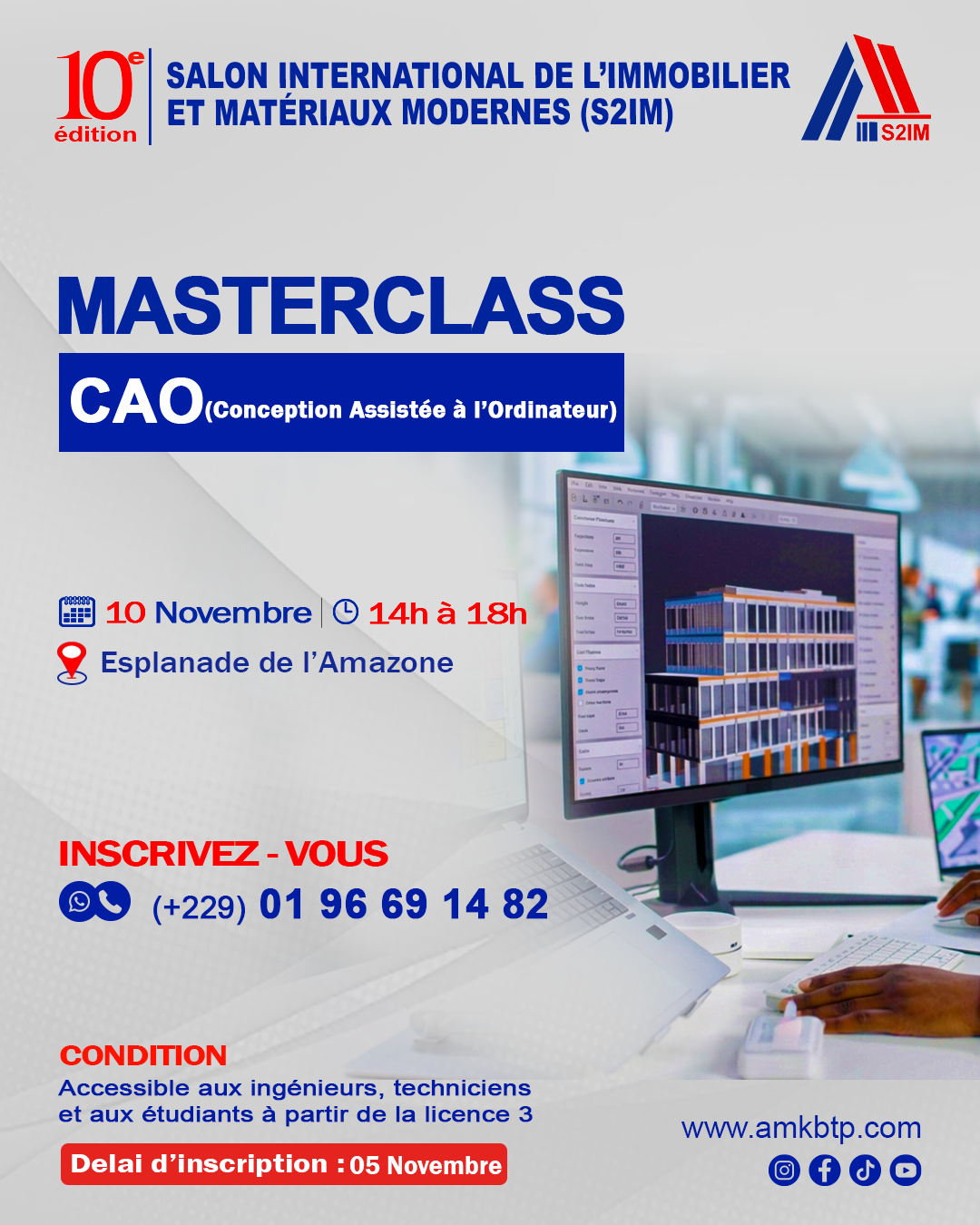 MASTERCLASS en Conception assisté à l'ordinateur