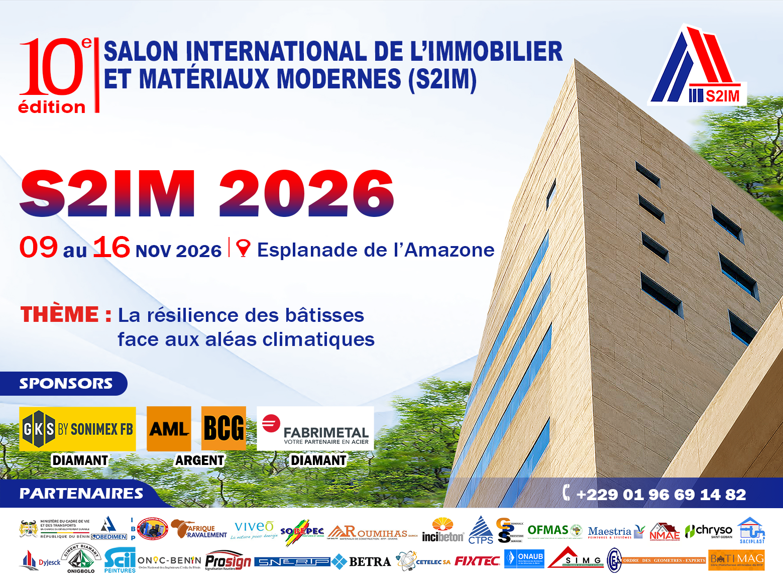 10è édition du Salon International de l'Immobilier et Matériaux Modernes (S2IM 2026)